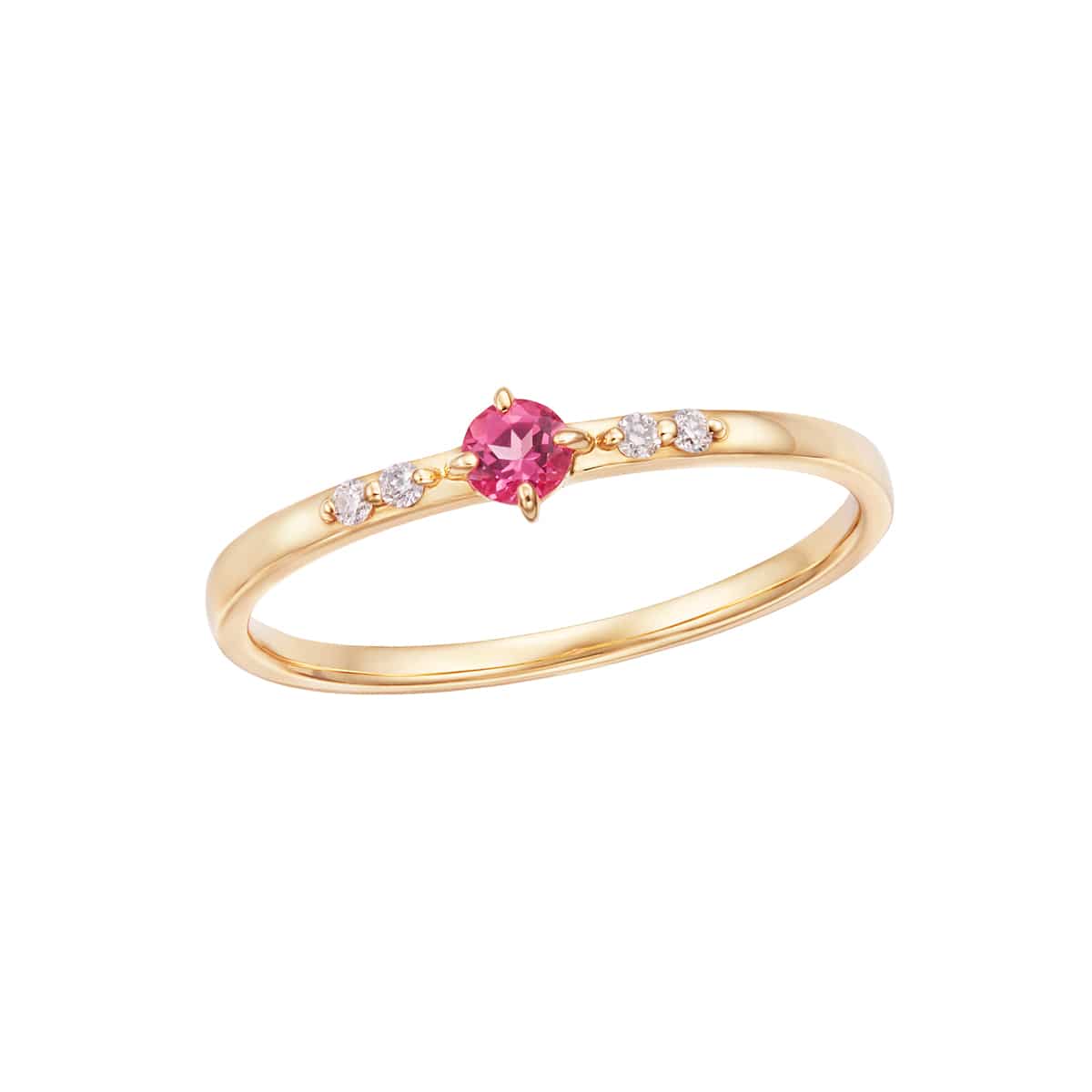 K10ピンクゴールドピンクトルマリンリング(RFR387-002)|TSUTSUMI