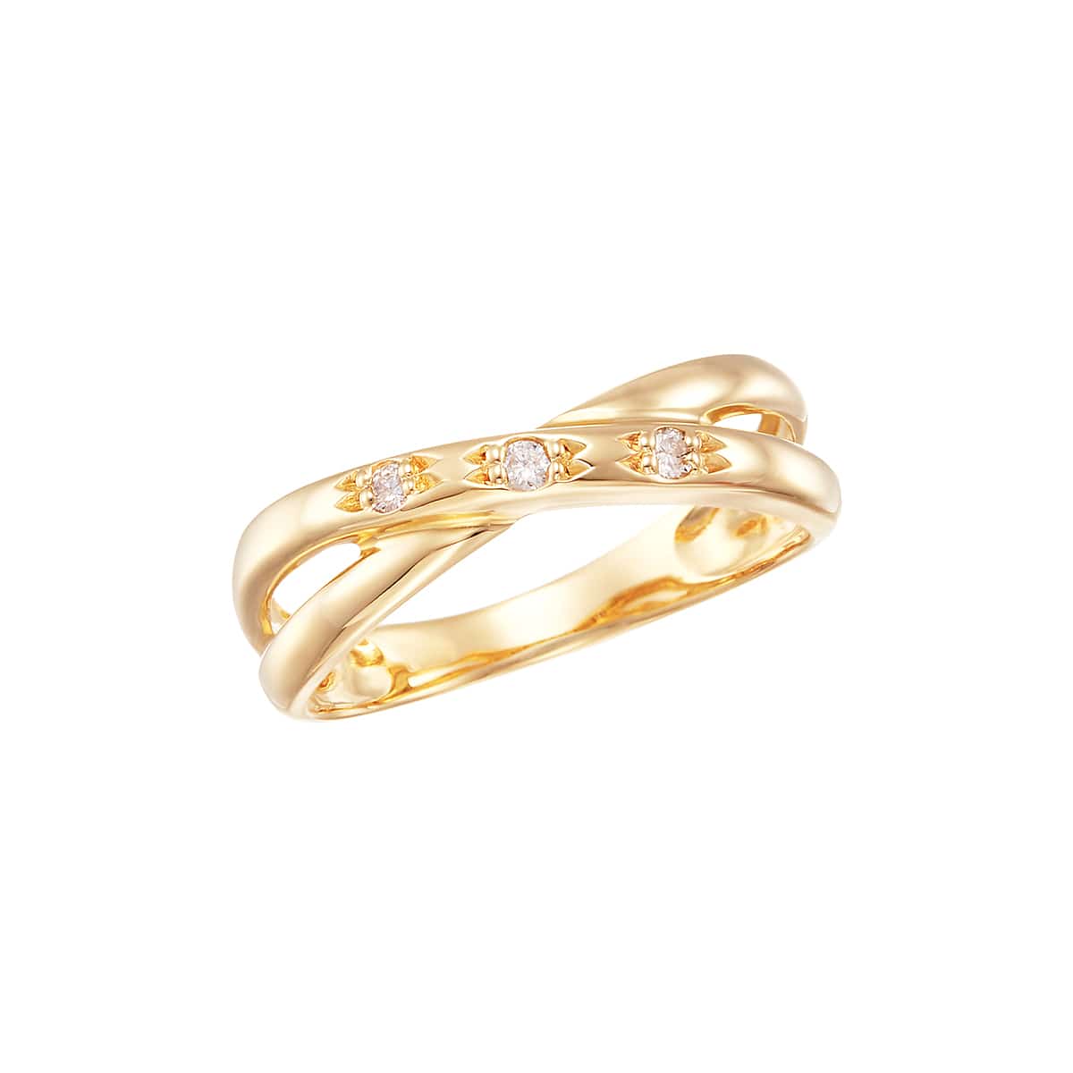 プラチナダイヤモンドリング（ピンキーリング）(RFR178-001)|TSUTSUMI