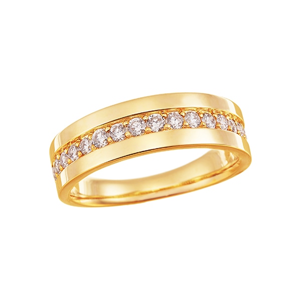 K18イエローゴールドダイヤモンドリング(RFR423-001)|TSUTSUMI