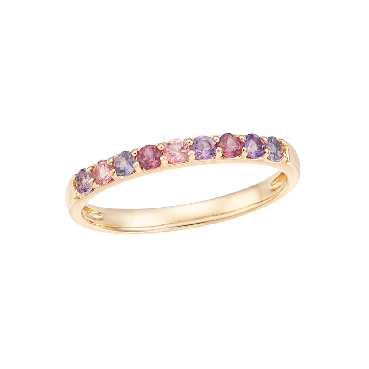 K10イエローゴールドマルチストーンリング(RFR863-002)|TSUTSUMI