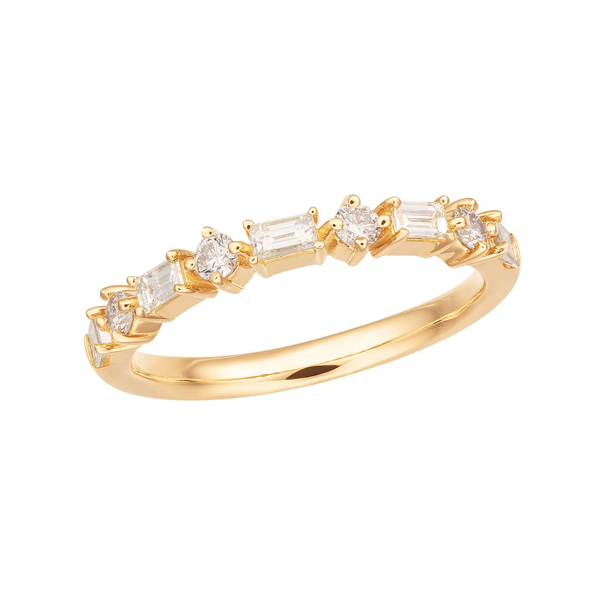 K18イエローゴールド/K18ピンクゴールド/プラチナダイヤモンドリング