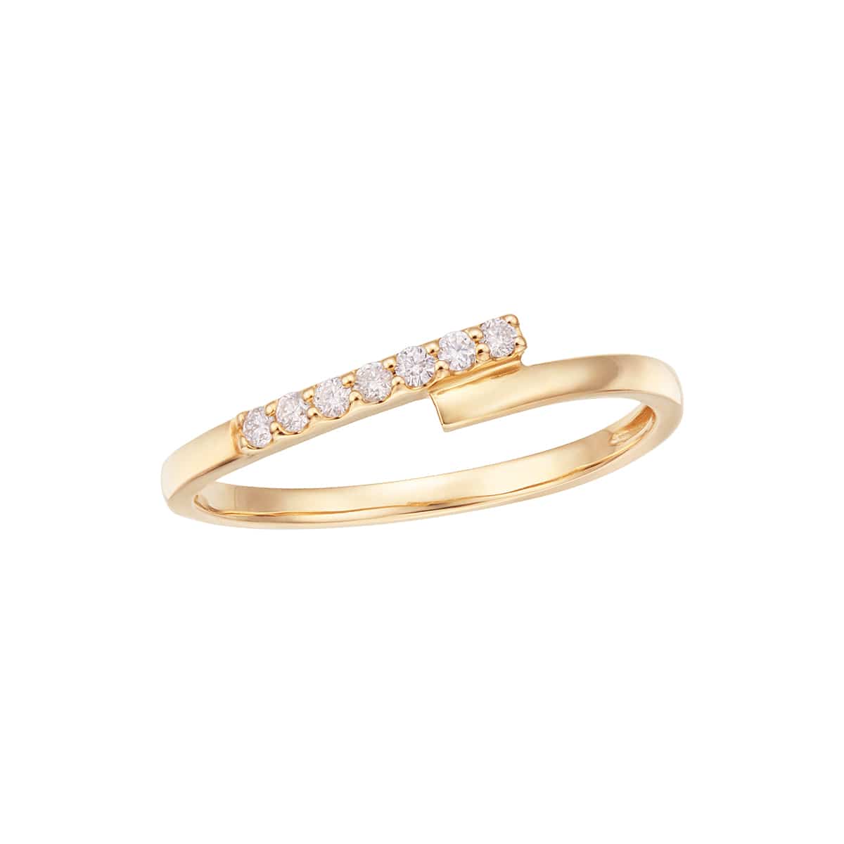 K10イエローゴールドダイヤモンドリング(RFR954-002)|TSUTSUMI