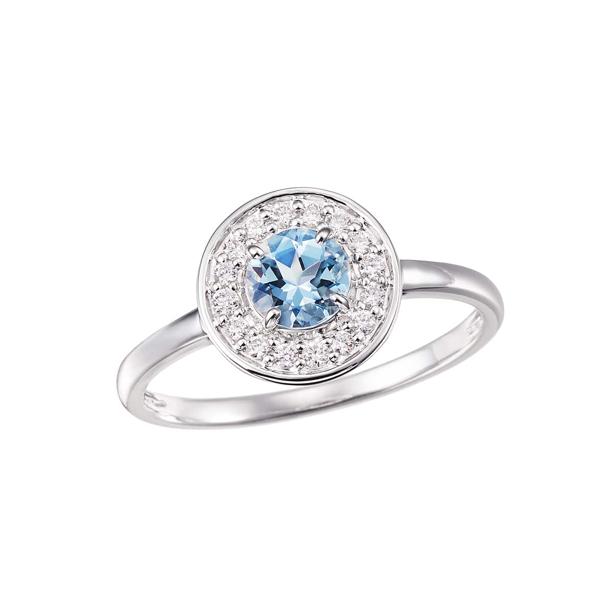 プラチナアクアマリンリング(RFR901-001)|TSUTSUMI（ジュエリーツツミ