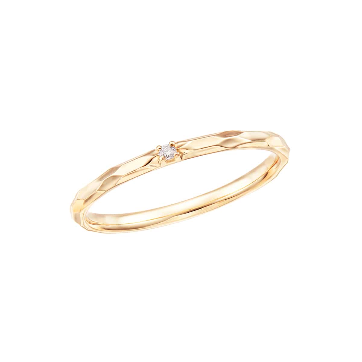 K10イエローゴールドダイヤモンドリング(RFR912-001)|TSUTSUMI