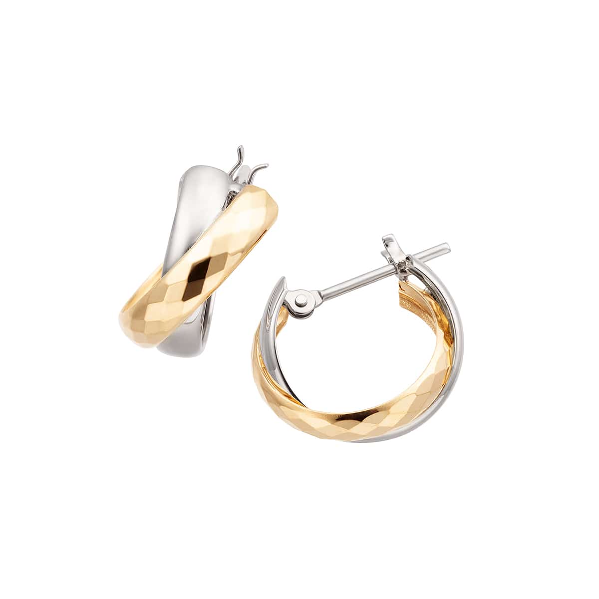 K10ホワイトゴールド/K10イエローゴールドピアス(RPE141-004)|TSUTSUMI