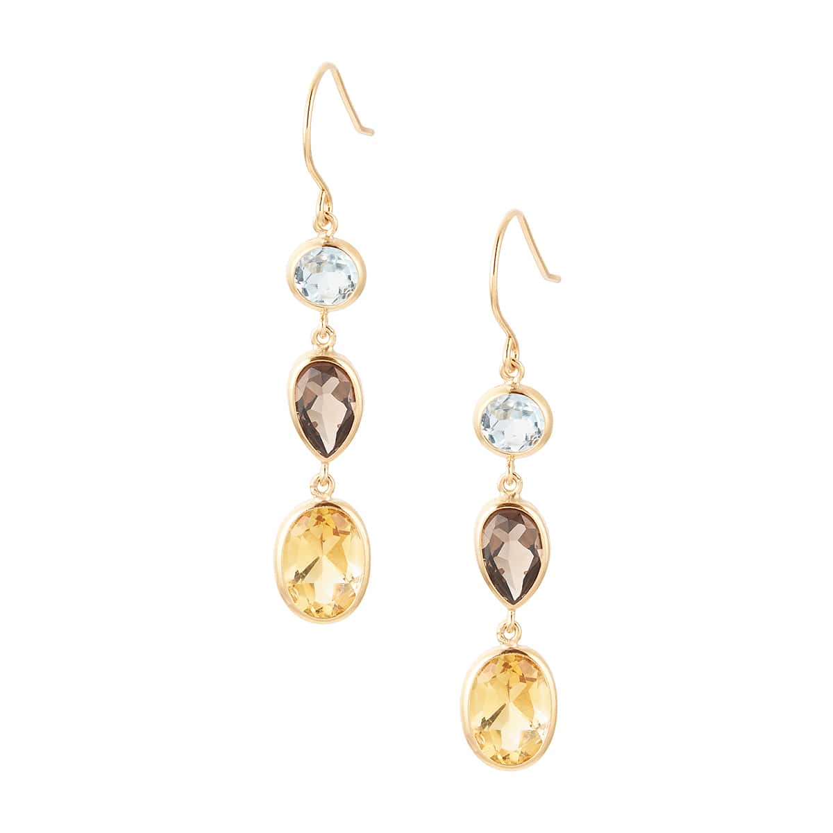 K10イエローゴールドサファイアピアス(RPE412-002)|TSUTSUMI