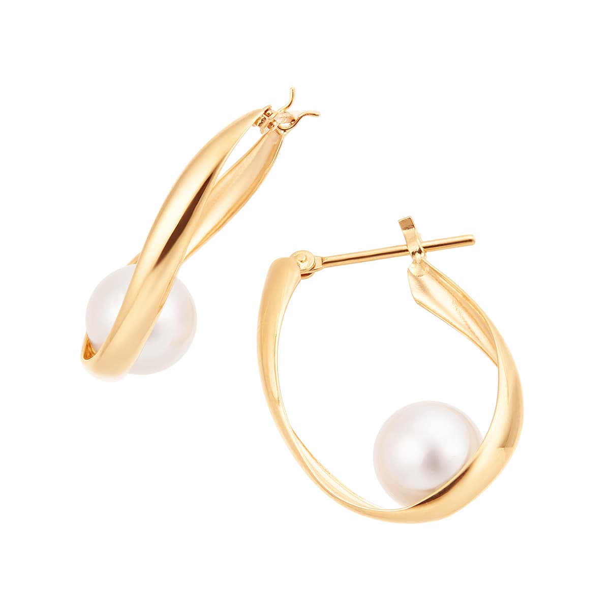 プラチナ/K18イエローゴールドピアス(RPE293-002)|TSUTSUMI