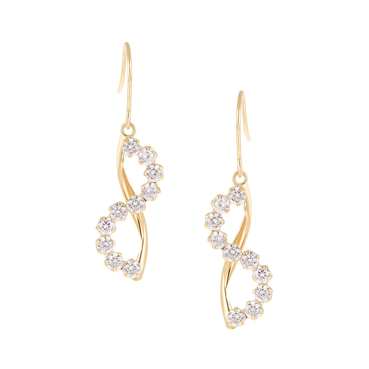 K10イエローゴールドキュービックピアス(RPE741-002)|TSUTSUMI