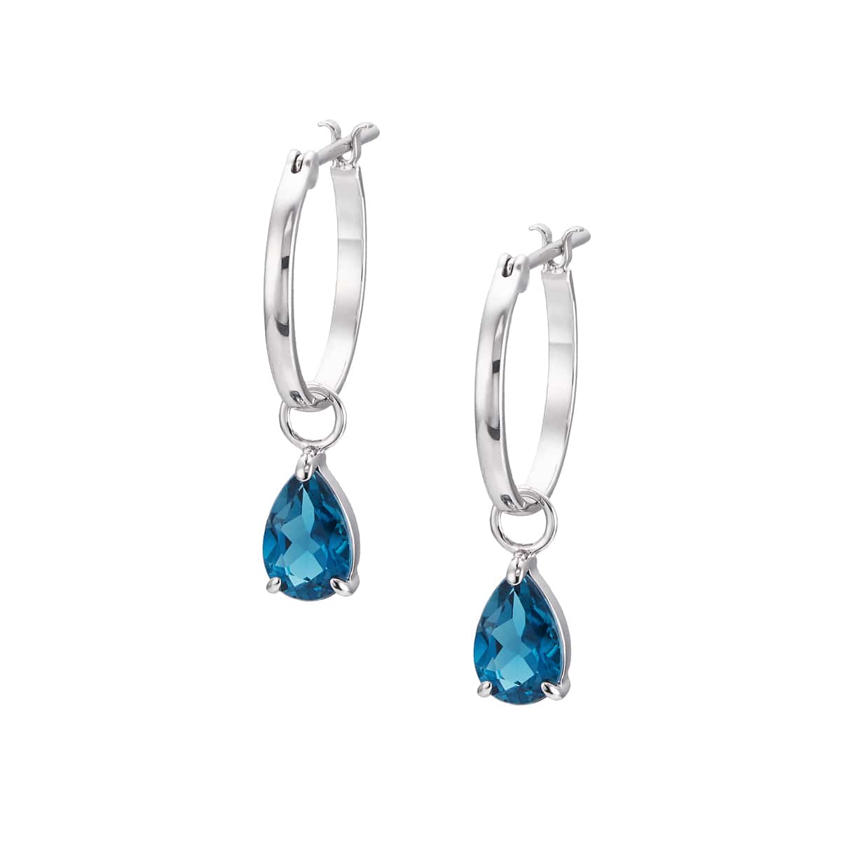 K10ホワイトゴールドロンドンブルートパーズピアス(RPE533-002