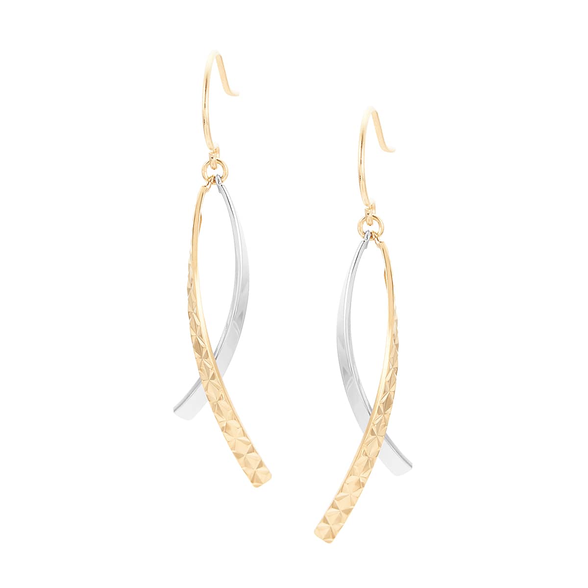 K10イエローゴールド/K10ホワイトゴールドピアス(RPE927-001)|TSUTSUMI