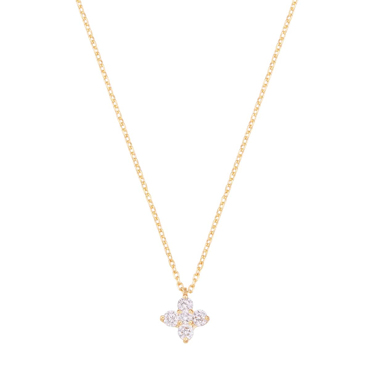 K18イエローゴールドダイヤモンドネックレス(RPN662-002)|TSUTSUMI