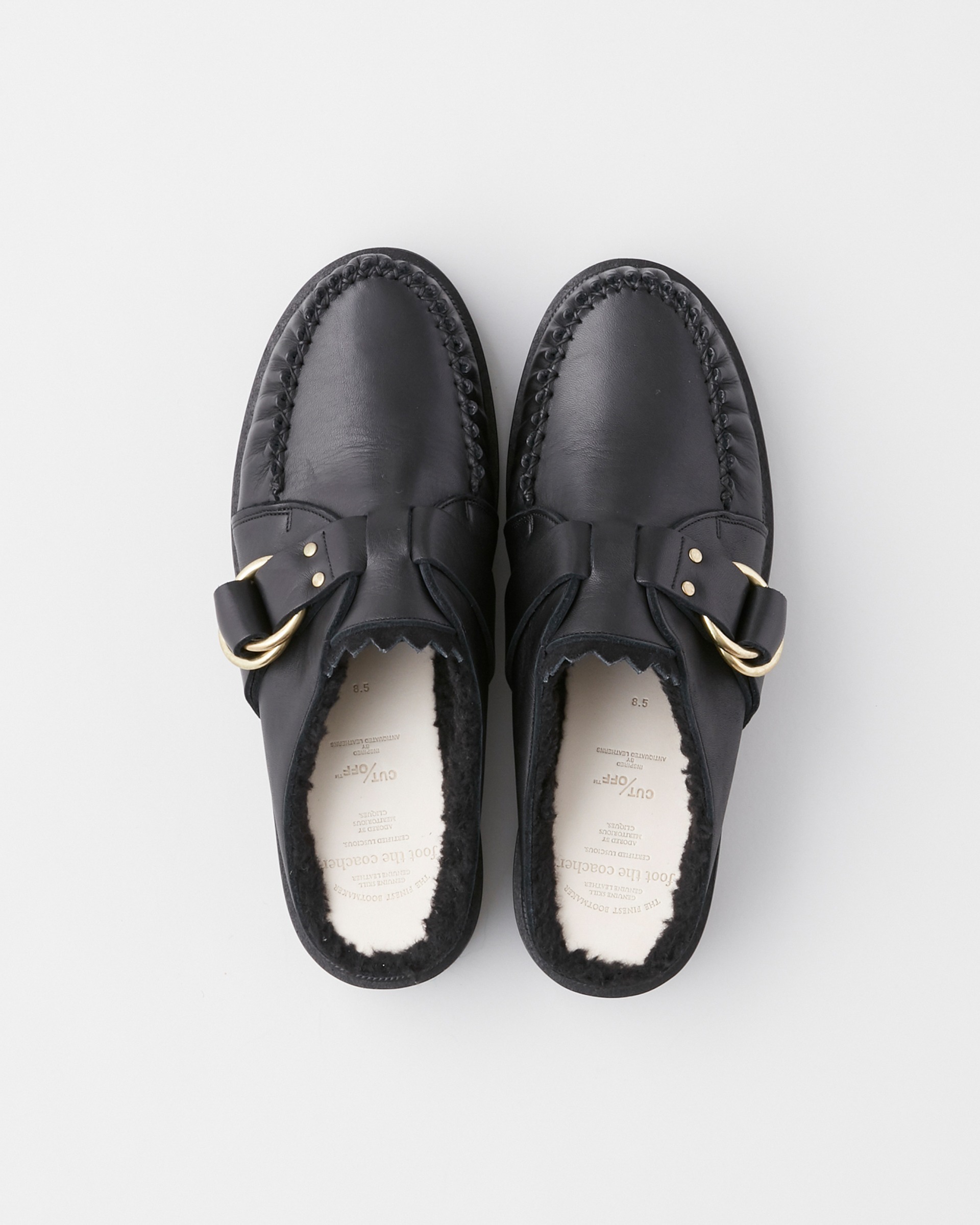 foot the coacher】CUT-OFF RING MOCCASIN 【×フット ザ コーチャー