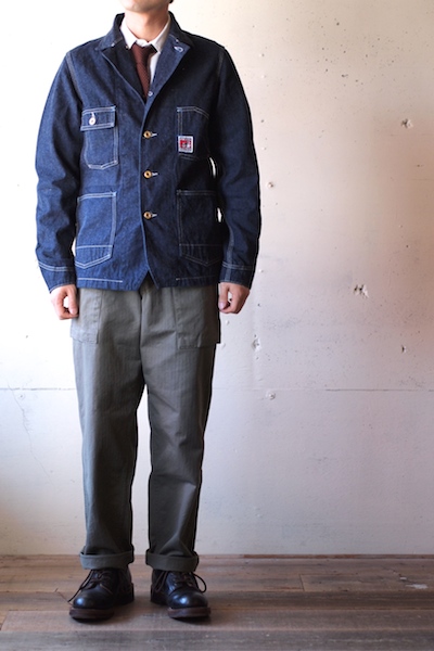TCB jeans] Chore JKT, Denim / カバーオール, デニム【UNCLE JOHN】通販