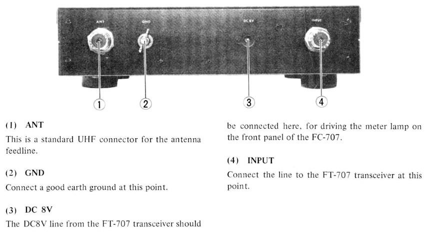 Yaesu FC-707 Antenna Tuner
