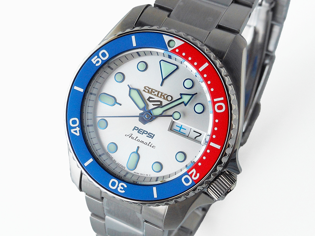 SEIKO＜5 Sports＞SBSA319/SKX series/Pepsi コラボレーション限定