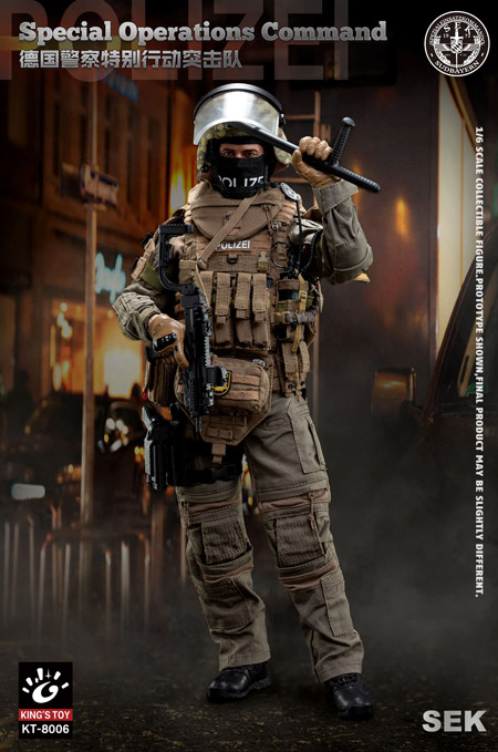 King's Toy】KT-8006 1/6 SEK Special Operations Command ドイツ地方