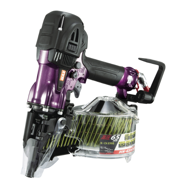 MAX HN-65N4(D)-BK 65mm釘打ち機 スーパーネイラ ブラック【限定色