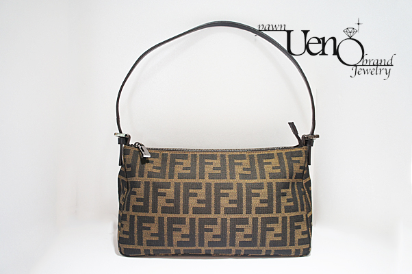 Sold Out－【FENDIフェンディ】ワンショルダーハンドバッグ ズッカ（茶