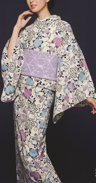 女物浴衣「源氏物語」ゆかたみゆき紬 商品詳細│柄のうえ新│職人の手