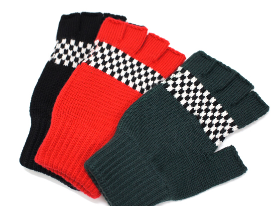 Supreme - Checkered Fingerless Gloves - UG.SHAFT