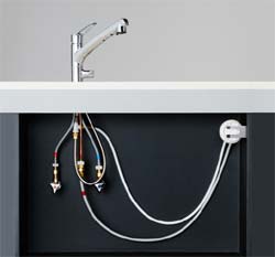 トクラス(旧ヤマハリビングテック) 水栓一体型浄水器 AWJ401HSK