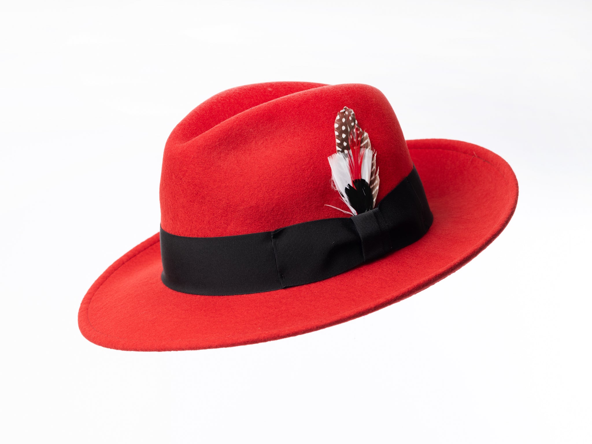 Hildegard Fedora - Rojo – UP Headwear