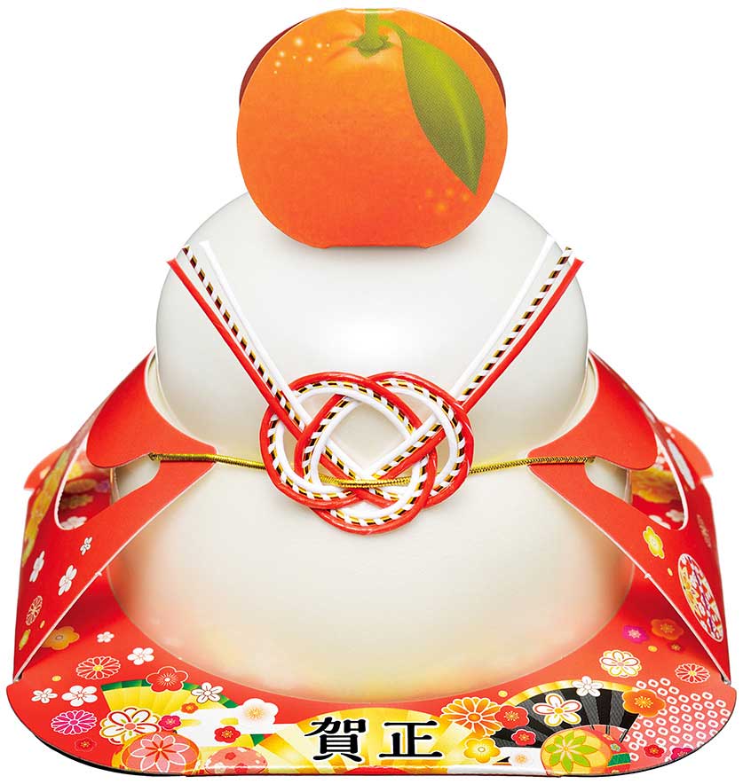 うさぎもちお鏡餅 橙付き｜株式会社うさぎもち｜生切り餅・鏡餅｜新潟