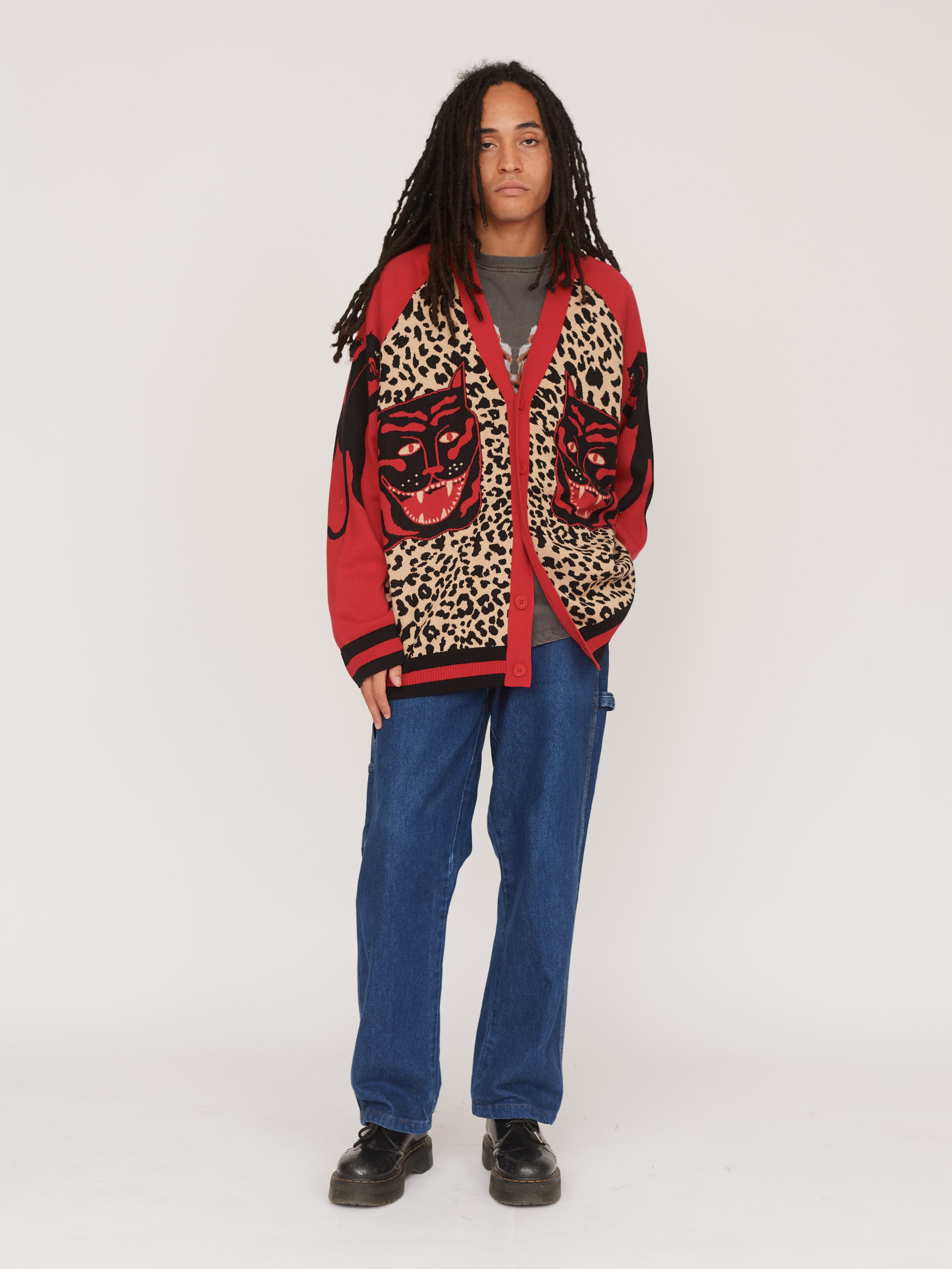 Big Cat Cardigan – Lazy Oaf