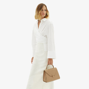 ミディアム イジィデ トップハンドル バッグ | カシミア – Valextra