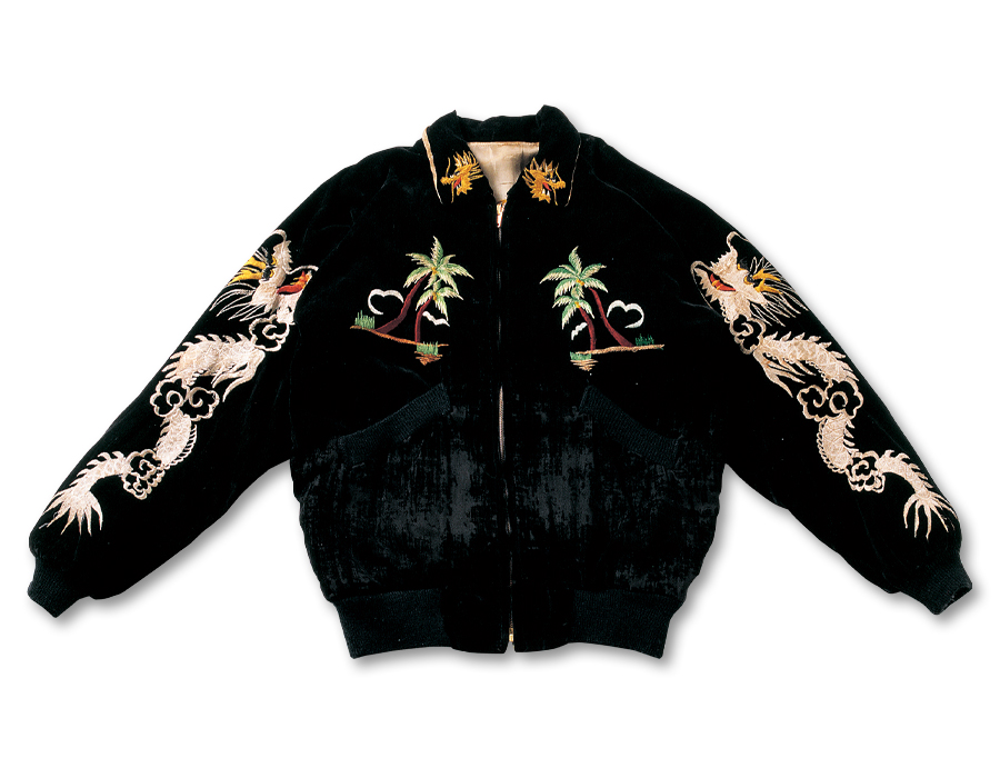 VINTAGE SOUVENIR JACKET MUSEUM - “HULA GIRL” - SOUVENIR JACKET