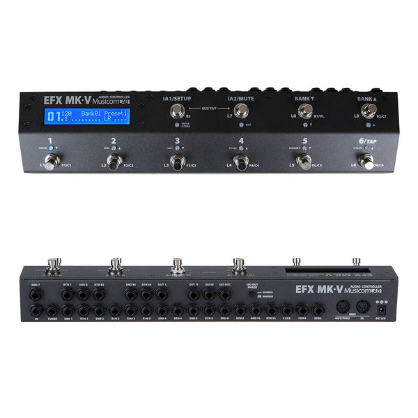 Musicom Lab EFX MK V Pedalboard Controller Switcher | Vision Guitar