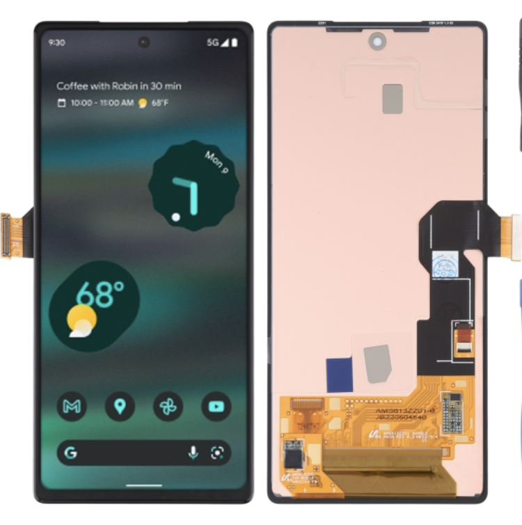 For Google Pixel 6a フロントパネル 黒 ｜OLED再生品 ｜ XGDMALL