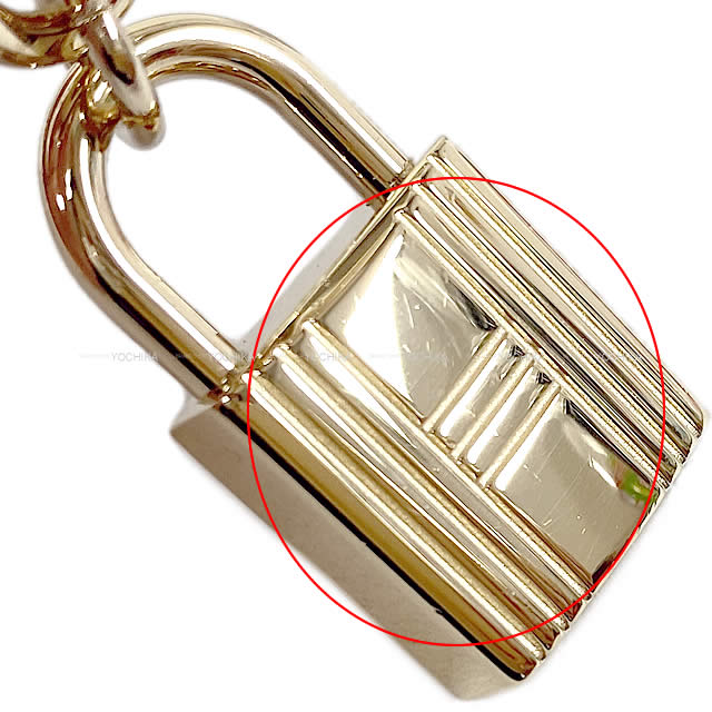 HERMES エルメス スカーフリング ループチャーム カデナ ゴールド