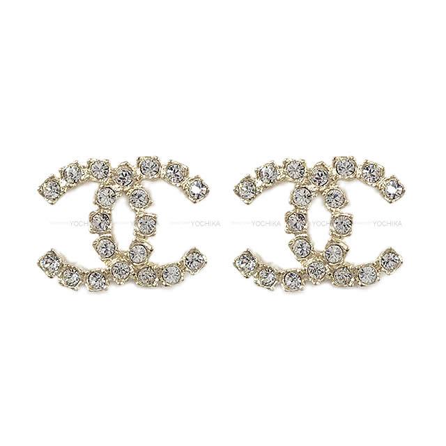 2020年 春夏 CHANEL シャネル ラインストーン ココマーク ピアス