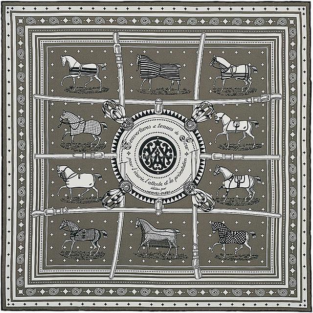 HERMES エルメス バンダナ カレ55 