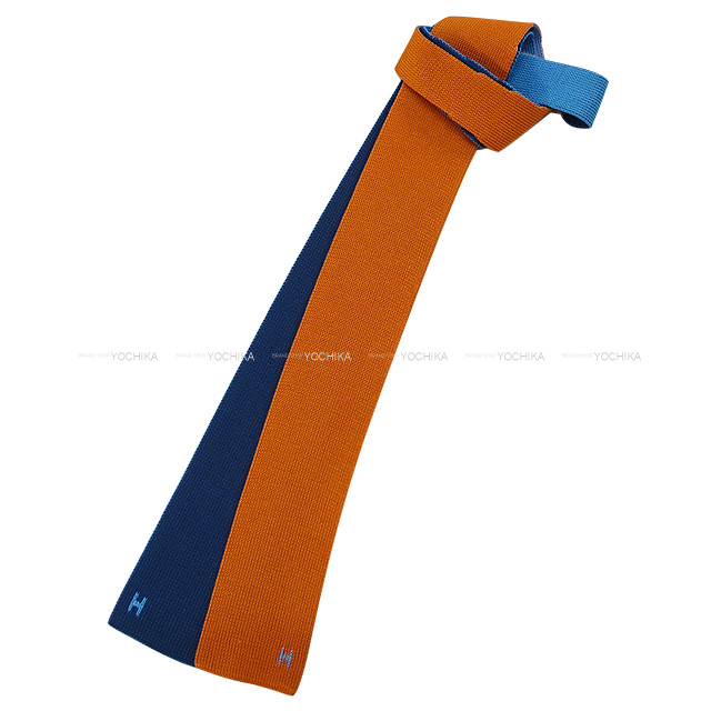 2021年春夏 HERMES エルメス ネクタイ ニットタイ 4in1 キャトルタン