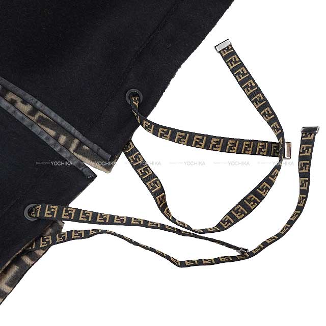 2020年 秋冬 FENDI フェンディ ファーフード付き ズッカ FF柄