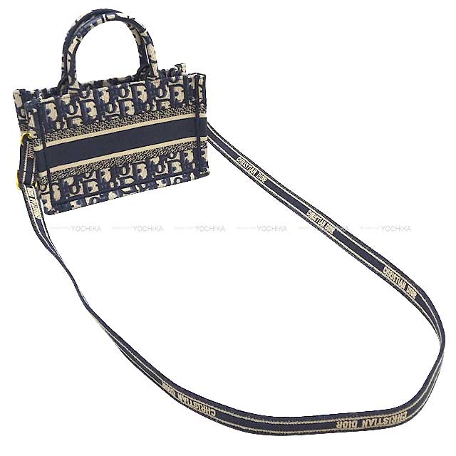 Dior ディオール ショルダーバッグ ブックトート ミニ ストラップ付