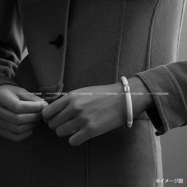 HERMES エルメス ブレスレット バングル Hエキップ PM #T2 エキューム