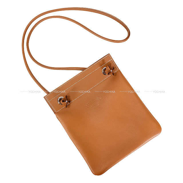 HERMES エルメス ショルダーバッグ アリーヌ ミニ ゴールド
