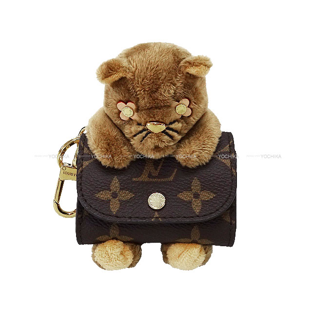 LOUIS VUITTON ルイ・ヴィトン キーリング キュート モノグラム 猫