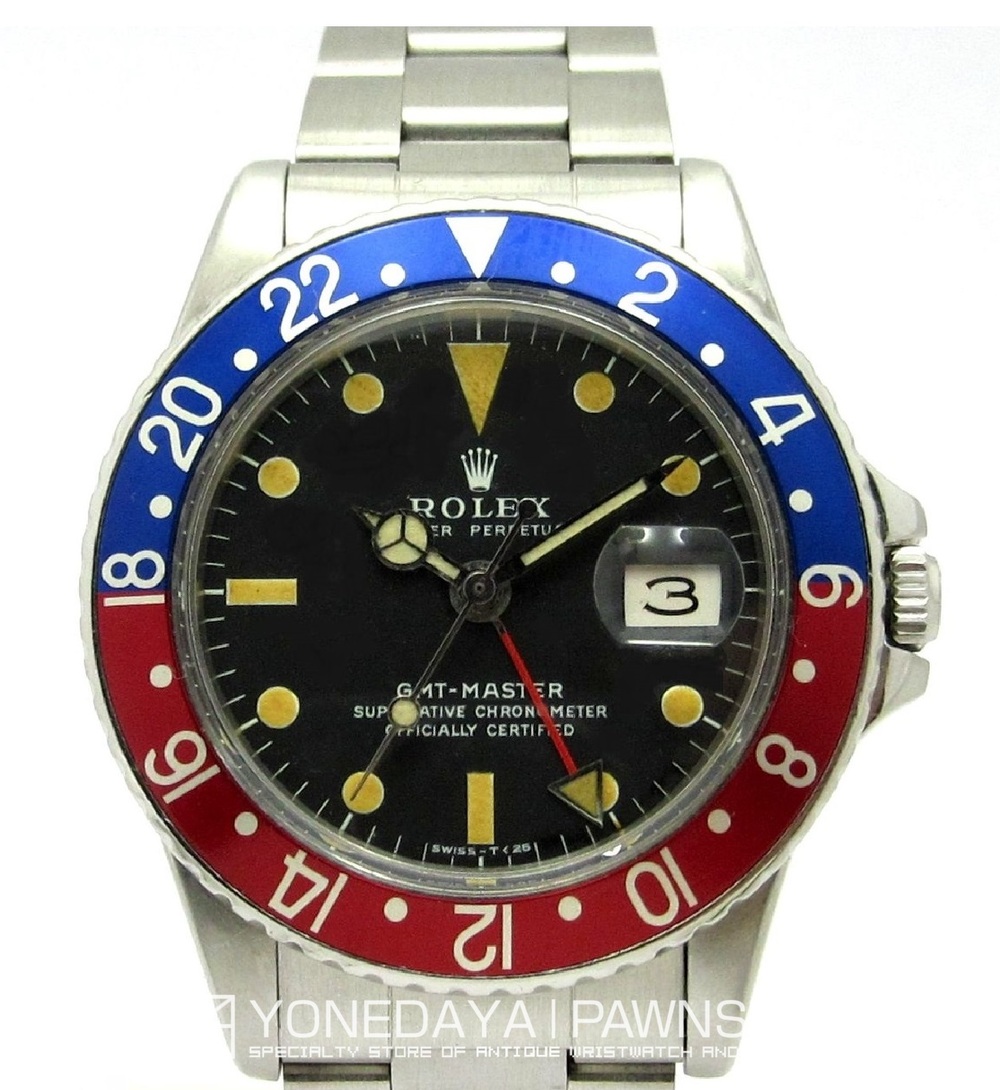 ロレックス（ROLEX） ぺプシベゼル GMTマスター Ref-1675 Sir-12