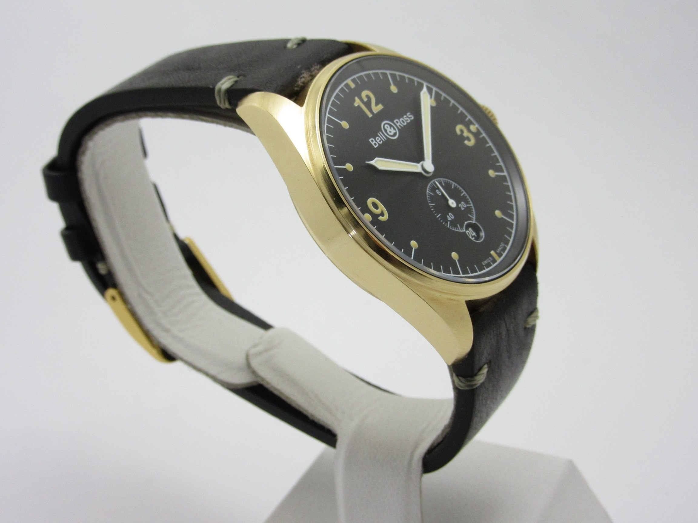 ベル&ロス BELL&ROSS ”ヴィンテージ BR123” パイロット用時計 K18YG