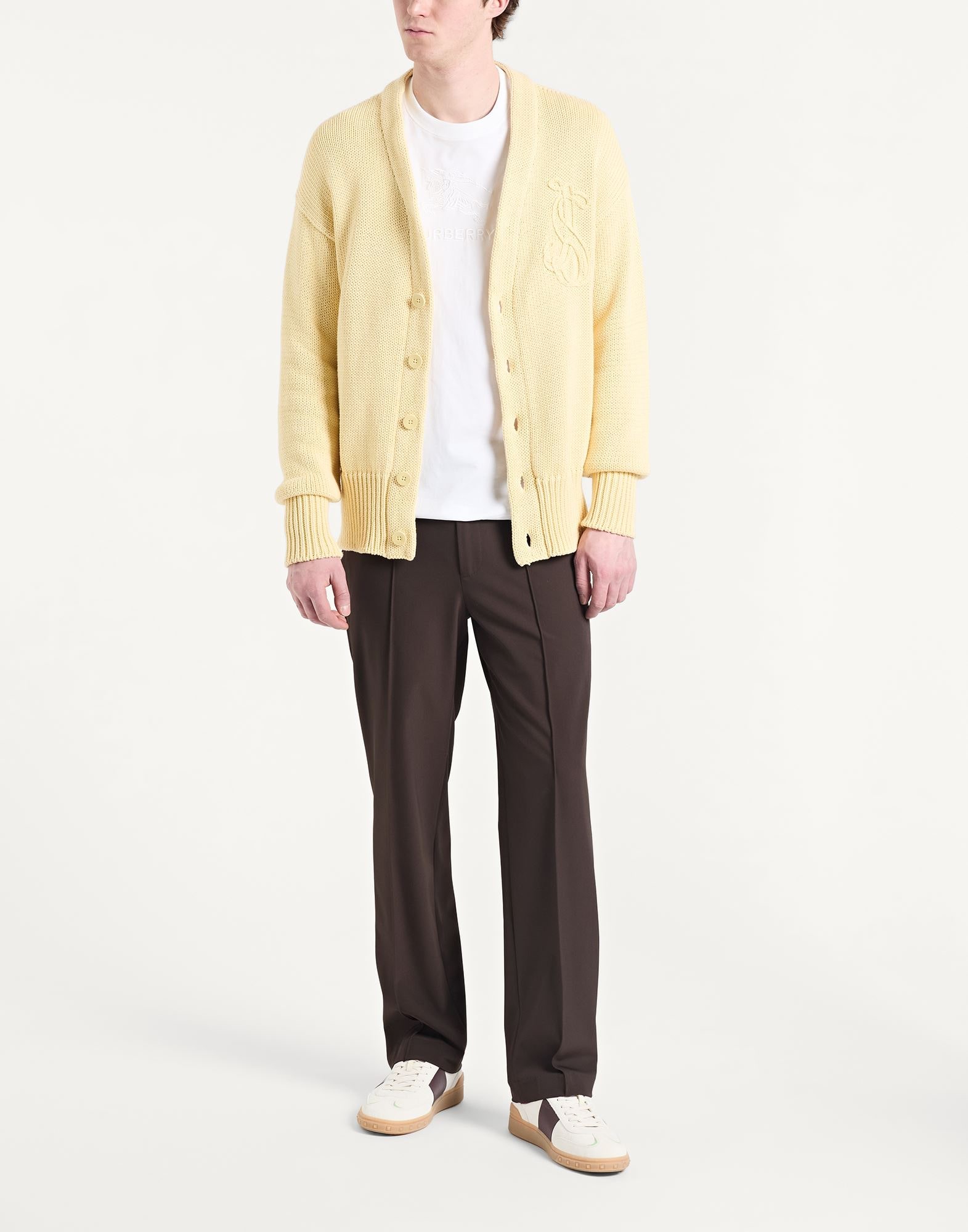 JIL SANDER Sweaters and Sweatshirts | Pastel yellow Men's Cardigan