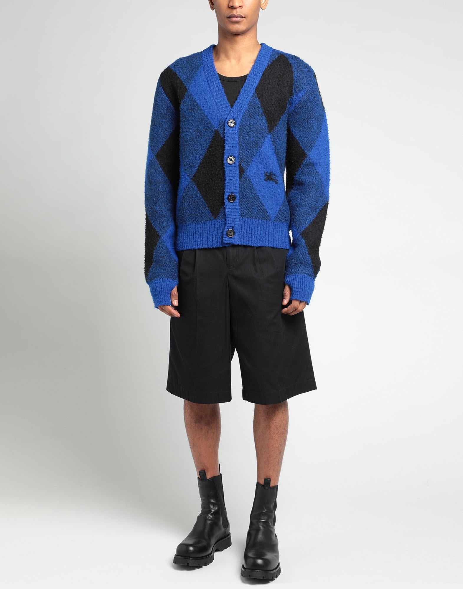 BURBERRY Sweaters and Sweatshirts | Blue Men's Cardigan | YOOX