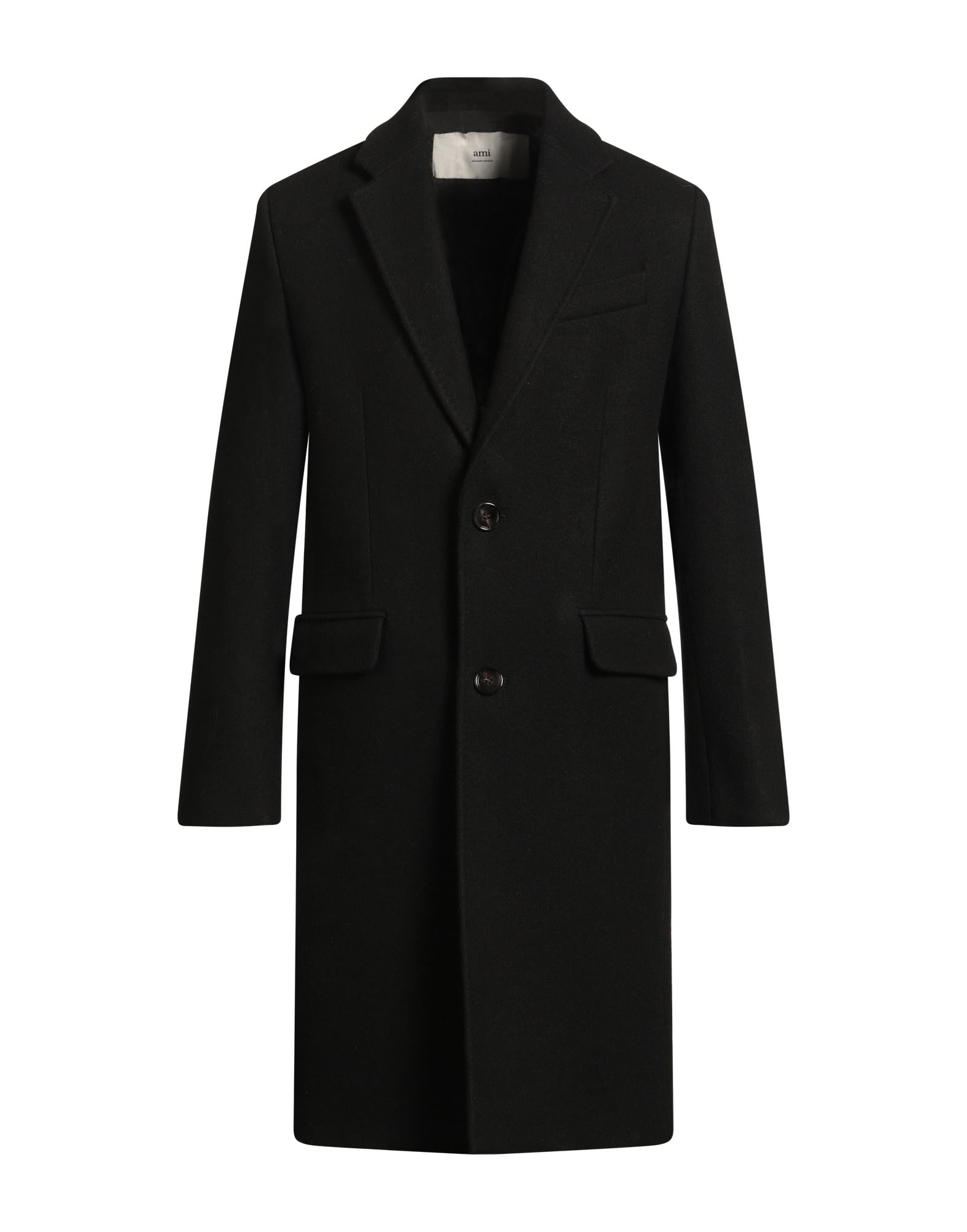 AMI ALEXANDRE MATTIUSSI コート＆ブルゾン | コート ブラック メンズ
