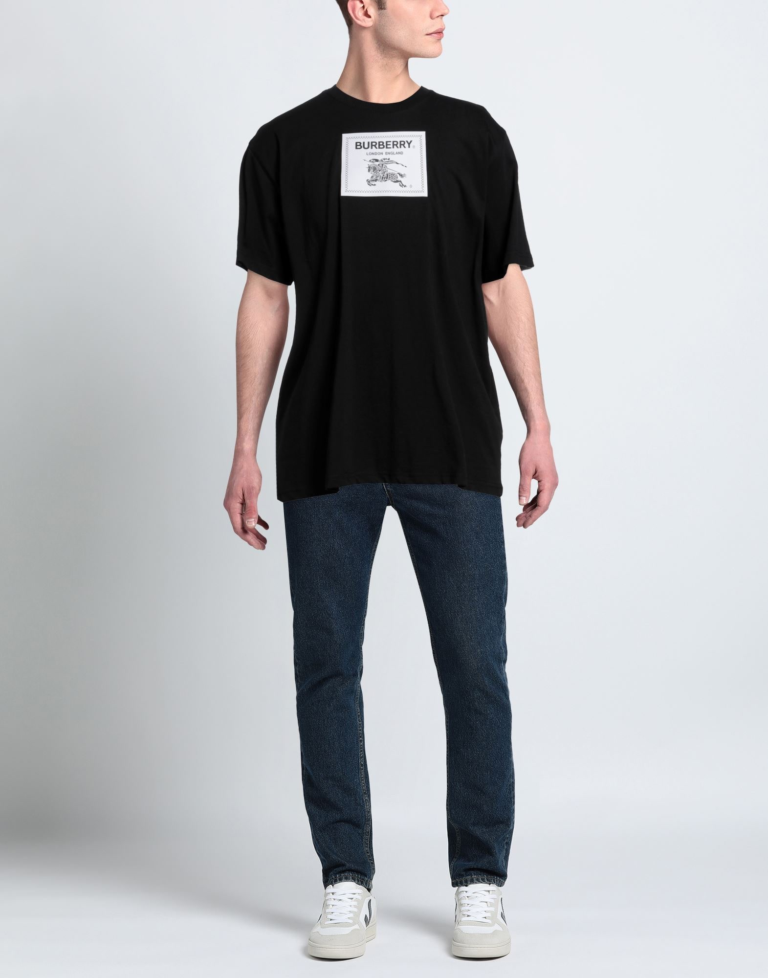 BURBERRY T-Shirts and Tops | Black Men's T-shirt | YOOX