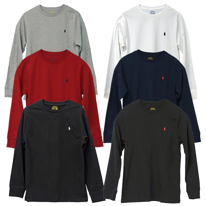 ポロ ラルフローレン ボーイズワンポイント 長袖 Tシャツネコポス可
