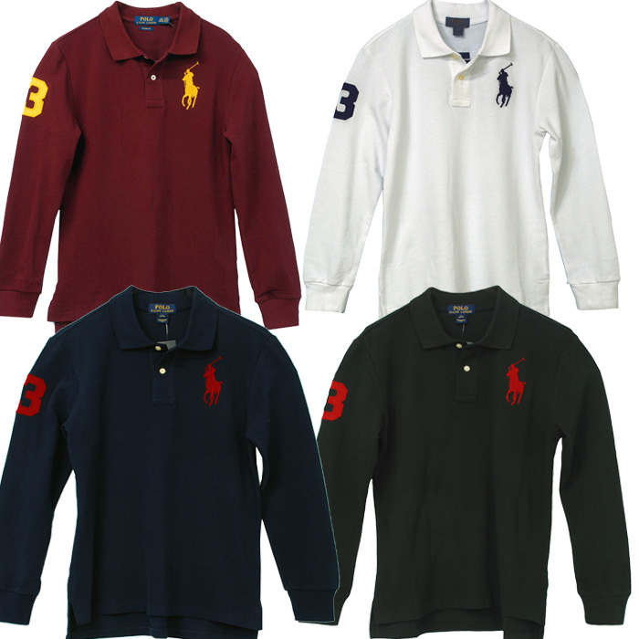 POLOラルフローレンビッグポニー 長袖 ポロシャツ 長袖 ポロ、ラガ