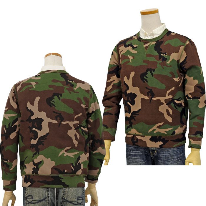 POLO ラルフローレンカモフラ柄 トレーナー送料無料 トレ-ナ-、パ-カ